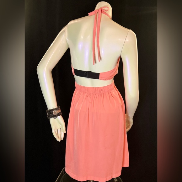 Cocktail dress BB Dakota XS coral (neon orange) from Steve Madden - Picture 5 of 7